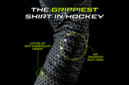 Senior Upper Armor Cut-Resistant Hockey Shirt with Neck and Wrist Guards