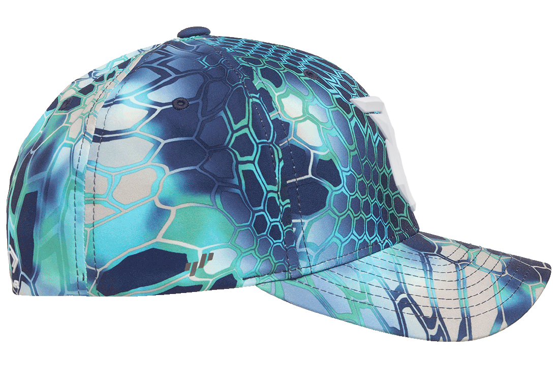 Titan FlexFit Camo Hat - Pontus Blue