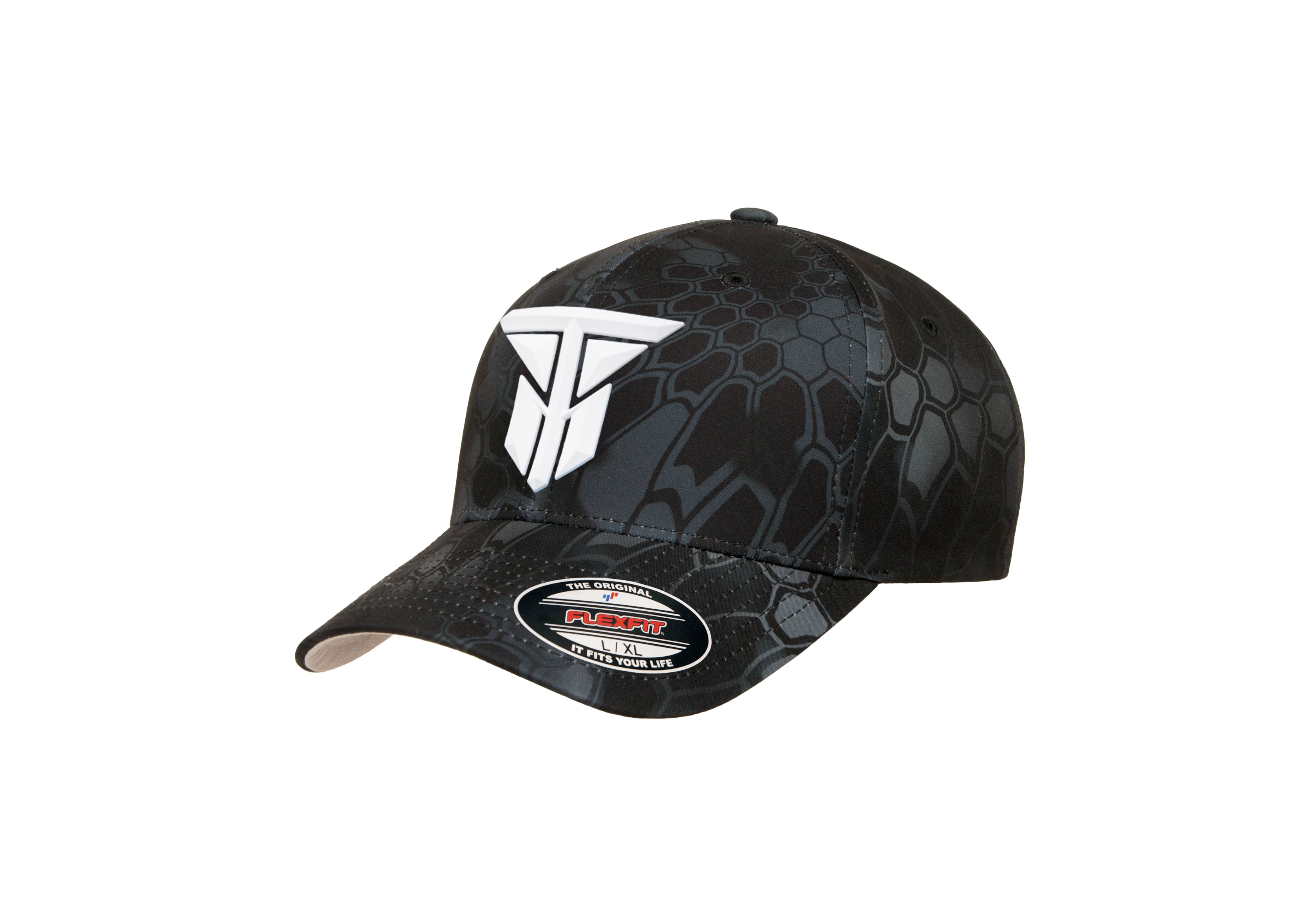 Titan FlexFit Camo Hat - Typhon Black